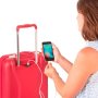 CarryOn Wave (S) Red 35 л чемодан из поликарбоната на 4 колесах красный