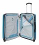 Cavalet Aicon 99/114 л чемодан из поликарбоната на 4 колесах голубой