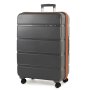Чемодан гигант 115 л Rock Meteor (L) Dark Grey/Orange