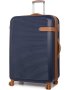Чемодан гигант 127/155 л Rock Valiant Navy Blue Hardshell Expandable (L)