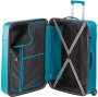 Чемодан гигант на 2-х колесах 110 л Travelite Vector, бирюзовый