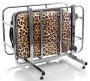 Чемодан ручная кладь Heys Brown Leopard на 32/48 л весом 3,1 кг из поликарбоната Коричневый