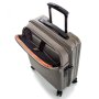 Чемодан ручная кладь Heys Charge-A-Weigh ll на 38 л, отдел для ноутбука, встроенные весы, USB-порт из поликарбоната Серый 
