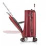 Чемодан ручная кладь Heys Vantage Smart Luggage на 39/54 л с отделом под ноутбук Бордовый