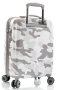 Чемодан ручная кладь Heys White Leopard на 32/48 л весом 3,1 кг из поликарбоната Белый