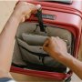 Чемодан ручная кладь Lojel Cubo V4 на 37/42 л из поликарбоната Бордовый