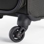 Чемодан ручная кладь Swissbrand Hamilton на 34 л тканевый весом 2,6 кг Черный
