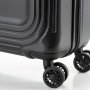 Чемодан ручная кладь Swissbrand London на 42 л весом 2,6 кг из поликарбоната Черный