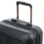 Чемодан ручная кладь Swissbrand London на 42 л весом 2,6 кг из поликарбоната Черный