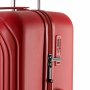 Чемодан ручная кладь Swissbrand London на 42 л весом 2,6 кг из поликарбоната Красный