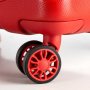 Чемодан ручная кладь Swissbrand London на 42 л весом 2,6 кг из поликарбоната Красный