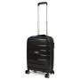 Чемодан ручная кладь Travelite Paklite Mailand Deluxe на 36 л из полипропилена Черный