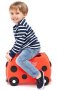 Детский чемодан 18 л Trunki HARLEY LADYBUG, красный