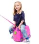 Детский чемодан 18 л Trunki TRIXIE, розовый