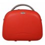 Дорожная косметичка, пластиковый бьюти кейс Vip Collection Kilimanjaro, красный