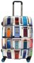 Дорожный чемодан 4-х колесный 51 л. SAXOLINE BLUE Blue Doors разноцветный