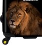 Дорожный чемодан гигант 4-х колесный 121 л. NATIONAL GEOGRAPHIC BIG CATS черный