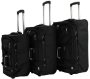 Дорожный комплект из 3-х сумок на 2-х колесах 40/73/101 л MARCH Gogobag, черный