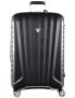 Элитный чемодан гигант из поликарбоната и кожи 113 л Roncato Uno Zip Delux Limited Edition, карбон