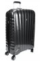 Элитный чемодан гигант из поликарбоната и кожи 113 л Roncato Uno Zip Delux Limited Edition, карбон