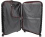 Элитный чемодан гигант из поликарбоната и кожи 113 л Roncato Uno Zip Delux Limited Edition, карбон