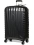Элитный чемодан гигант из поликарбоната и кожи 113 л Roncato Uno Zip Delux Limited Edition, карбон