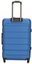 Enrico Benetti Little Rock Steel Blue L 120 л чемодан из пластика на 4 колесах синий