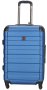 Enrico Benetti Little Rock Steel Blue M 80 л чемодан из пластика на 4 колесах синий