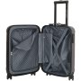 Enrico Benetti Louisville Black S 33 л чемодан из пластика на 4 колесах черный