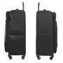 Epic Quantum (L) Black 89/104 л чемодан из полиэстера на 4 колесах черный
