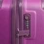 Gabol Balance (M) Plum 55 л чемодан из ABS пластика на 4 колесах фиолетовый