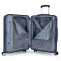 Gabol Clever (L) Blue 100 л валіза з пластику на 4 колесах синя