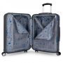 Gabol Clever (L) Grey 100 л чемодан из пластика на 4 колесах серый
