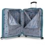 Gabol Clever (L) Turquoise 100 л чемодан из пластика на 4 колесах бирюзовый
