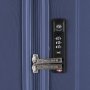 Gabol Clever (M) Blue 61 л чемодан из пластика на 4 колесах синий