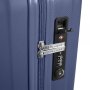 Gabol Clever (S) Blue 37 л чемодан из пластика на 4 колесах синий