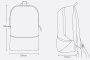 Городской рюкзак Xiaomi Z Bag Ultra Light Portable Mini Синий