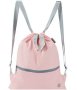 Городской складной рюкзак Xiaomi Runmi 90 Ninetygo Lightweight Urban Drawstring Розовый