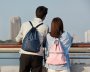 Городской складной рюкзак Xiaomi Runmi 90 Ninetygo Lightweight Urban Drawstring Розовый