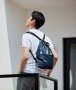 Городской складной рюкзак Xiaomi Runmi 90 Ninetygo Lightweight Urban Drawstring Синий