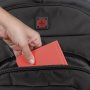 Міський (спортивний) рюкзак Swissbrand Warsaw на 27 л з відділом для ноутбука Чорний