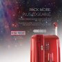 Heys Orion Deep Space 34 л чемодан из поликарбоната на 4 колесах синий