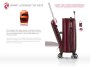 Heys Portal Smart Luggage (S) Grey 38 л чемодан из поликарбоната на 4 колесах серый