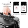 Heys Smart Connected Luggage 109 л чемодан из поликарбоната на 4 колесах серый