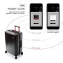 Heys Smart Connected Luggage 109 л чемодан из поликарбоната на 4 колесах серый