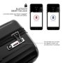 Heys Smart Connected Luggage 70 л чемодан из поликарбоната на 4 колесах черный
