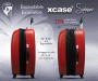 Heys xcase Spinner (L) Black 108 л валіза з полікарбонату на 4 колесах чорна