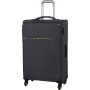 IT Luggage GLINT 57 л валіза з поліестеру на 4 колесах сіра