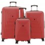 IT Luggage MESMERIZE комплект чемоданов из ABS пластика на 4 колесах красный