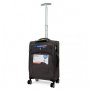 IT Luggage SATIN  35 л чемодан из полиэстера на 4 колесах темно-серый